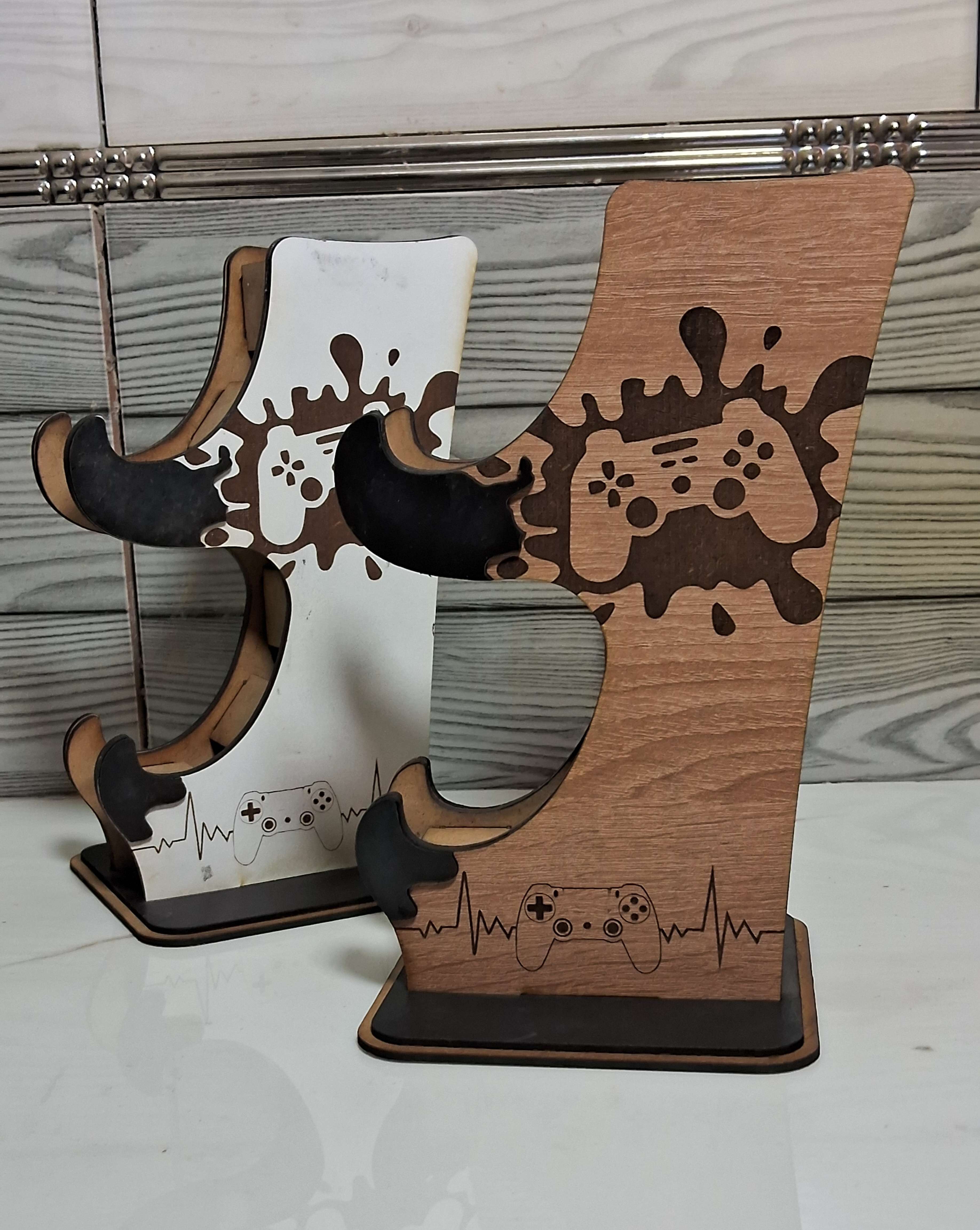 support manette PS XBOX Avec décore simple