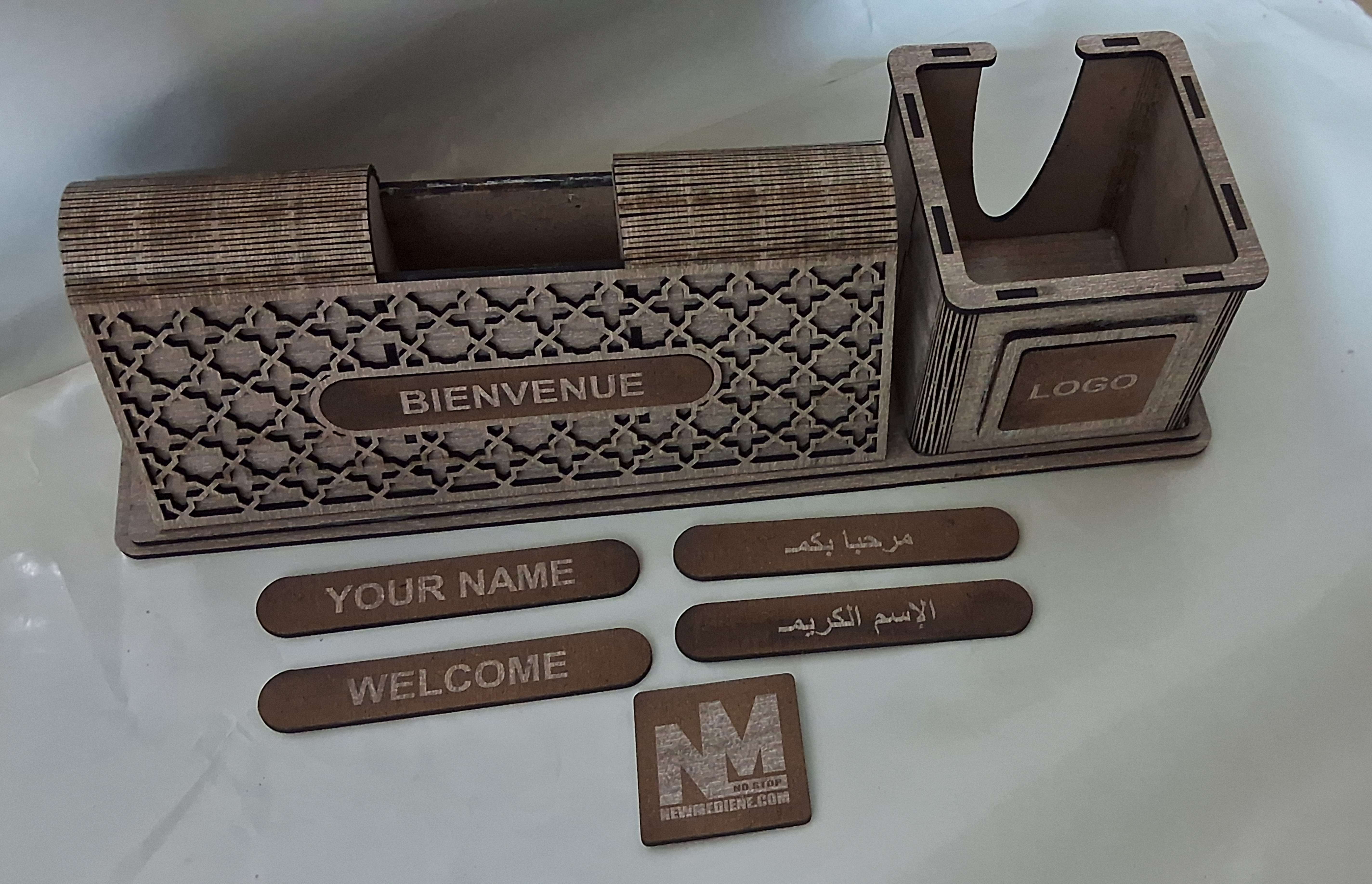 Support pour stylo et téléphone