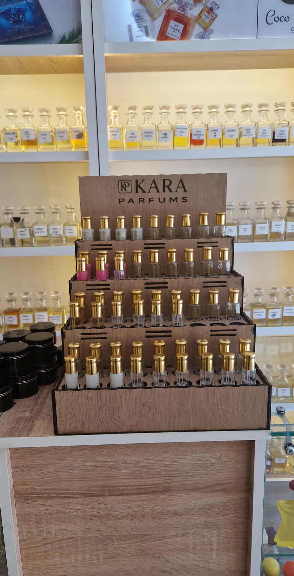 porte-bouteille de parfum